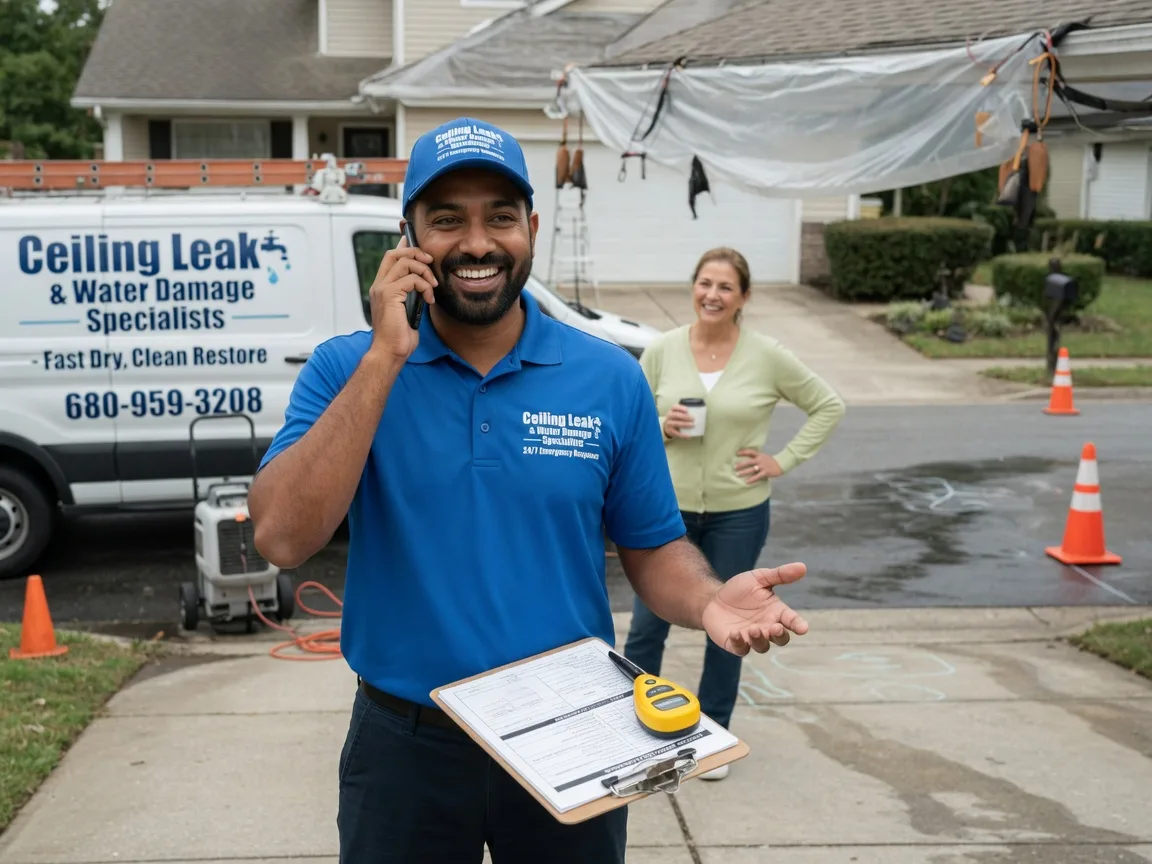 Ceiling Leak Cleanup Columbus, NE FAQs
